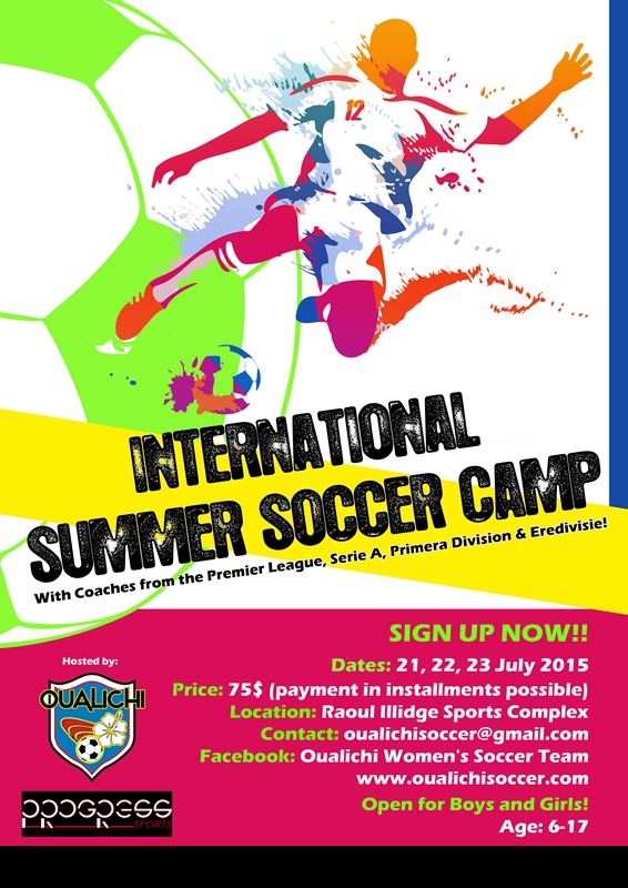flyer International Summer Soccer Camp 2015