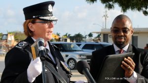 Commissioner of Police of the Royal Anguilla Police Force, Mrs. Amanda Stewart