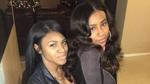 Porsha, 18 on your left with her friend Alize, 19 (right) who died at the hospital 