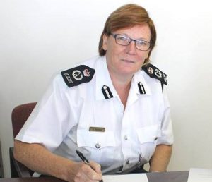 Commissioner of the Royal Anguilla Police Force, Mrs Amanda Stewart.